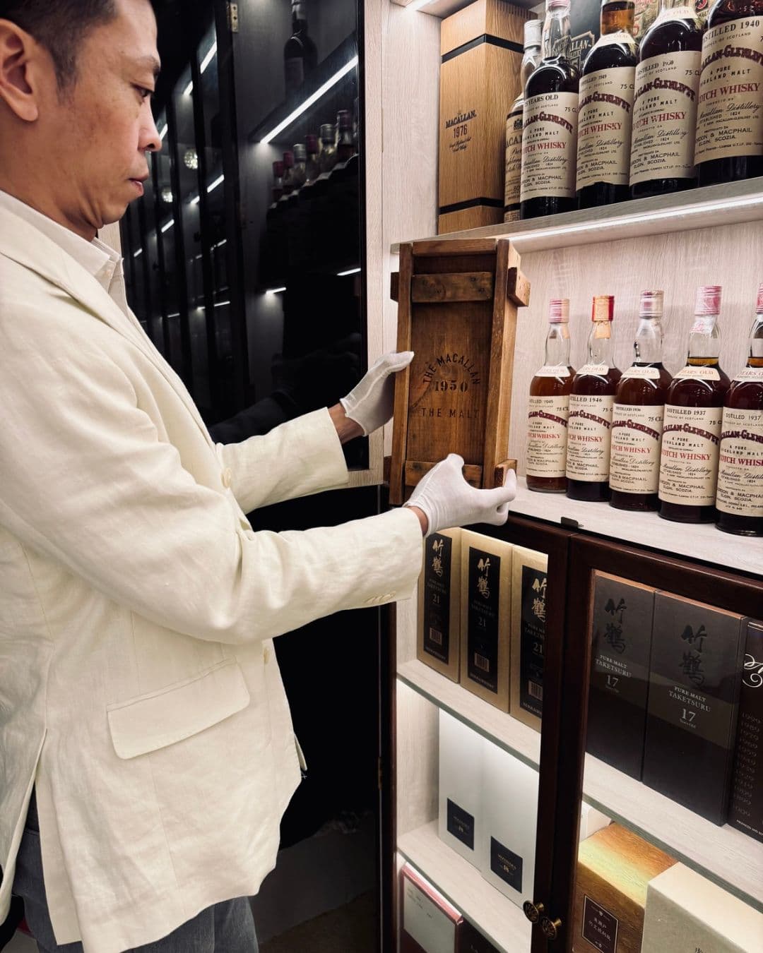 Man in Boutique Storage