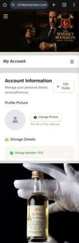 Whisky Mansion Mobile App