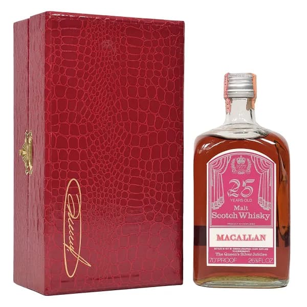 Macallan 25 years - Queen's Silver Jubilee
