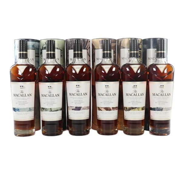 Macallan James Bond 1-6 set