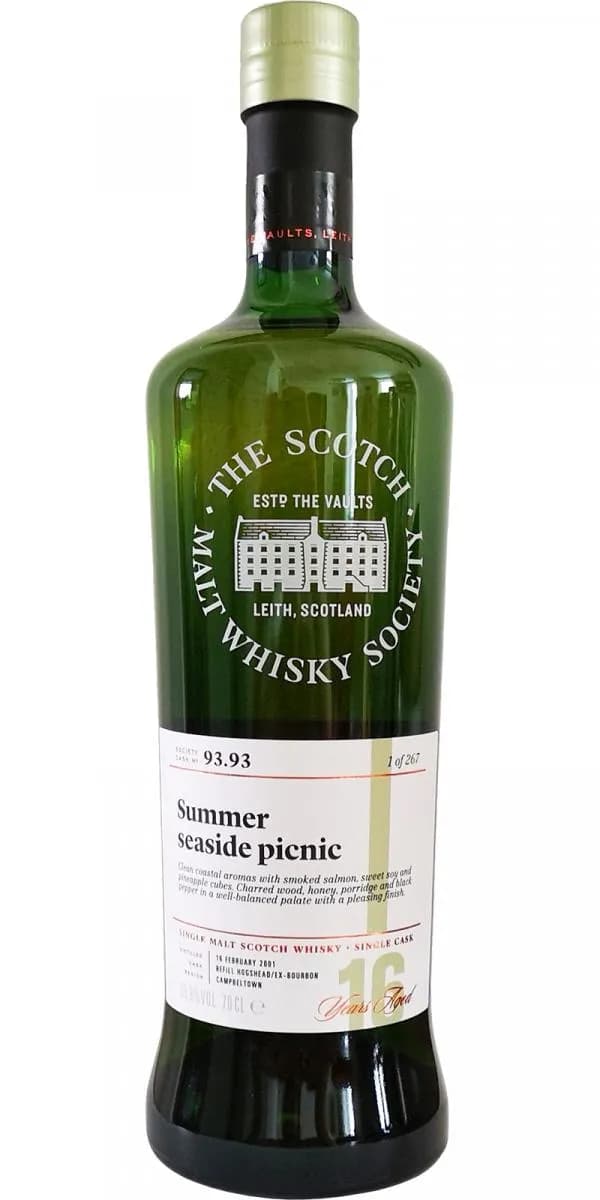 The Scotch Malt Whisky Society 93.93 Summer Seaside Picnic 16 years aged