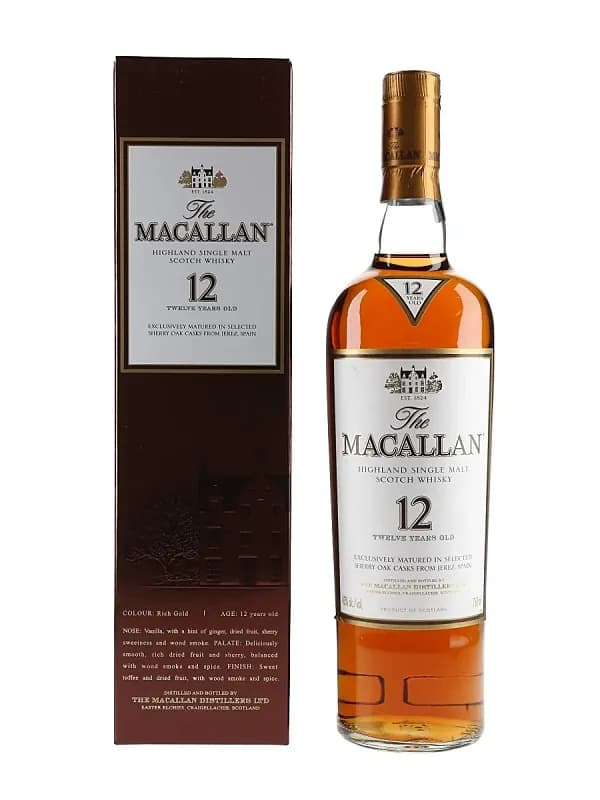 Macallan 12 Year Old Sherry Oak, old release