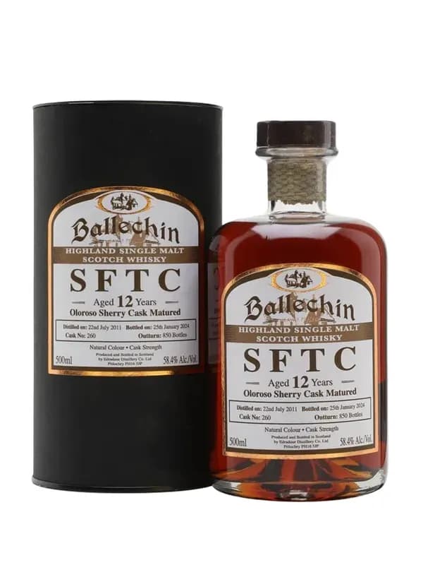 Ballechin 12 Year Old 2011 Sherry Cask