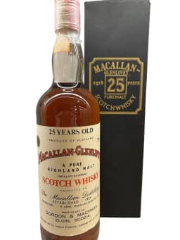 Macallan Glenlivet 25 years Gordon Macphail (with box) thumbnail 1