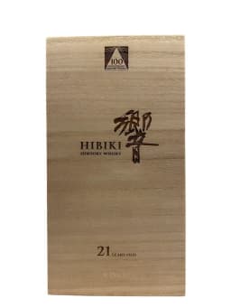 Hibiki 21 years 100th anniversary (wooden case) thumbnail 2