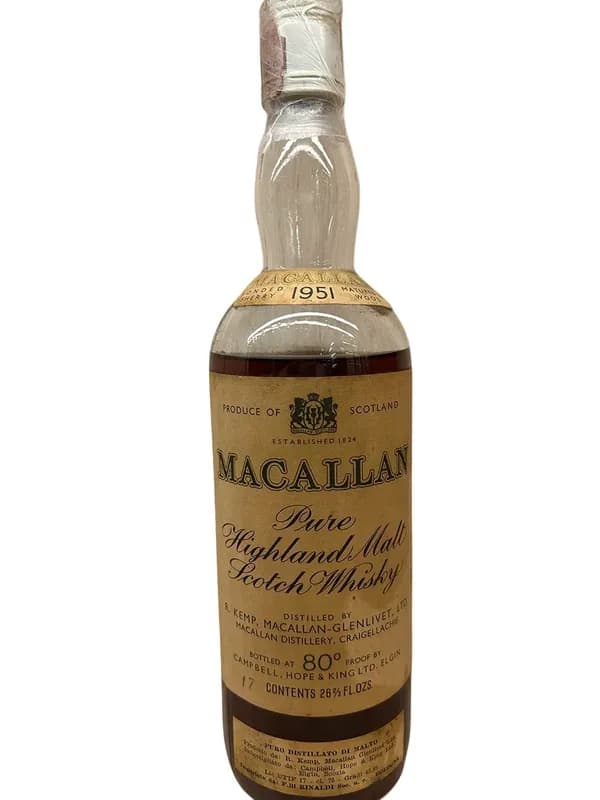 Macallan 1951 Bonded Sherry