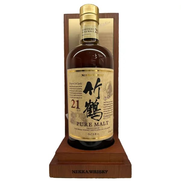 Nikka Pure Malt Taketsuru 21 years (wooden box)
