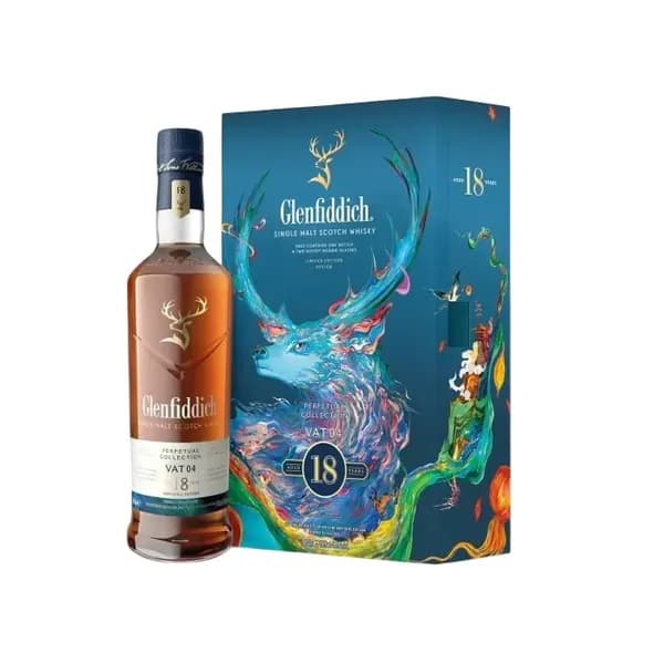 Glenfiddich 18 years limited edition with nosing glass