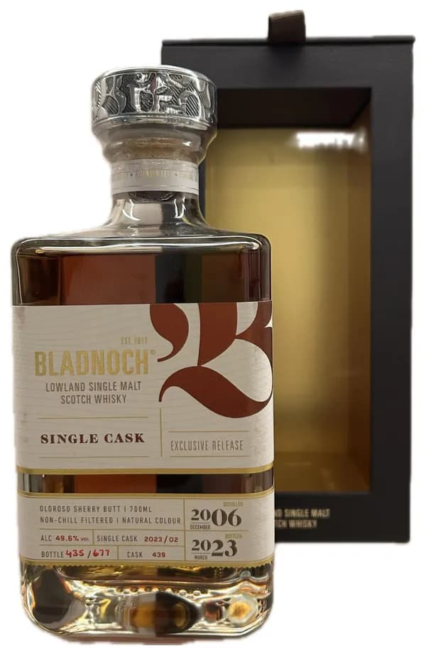 Bladnoch 2006 Exclusive Release 16 years cask 439