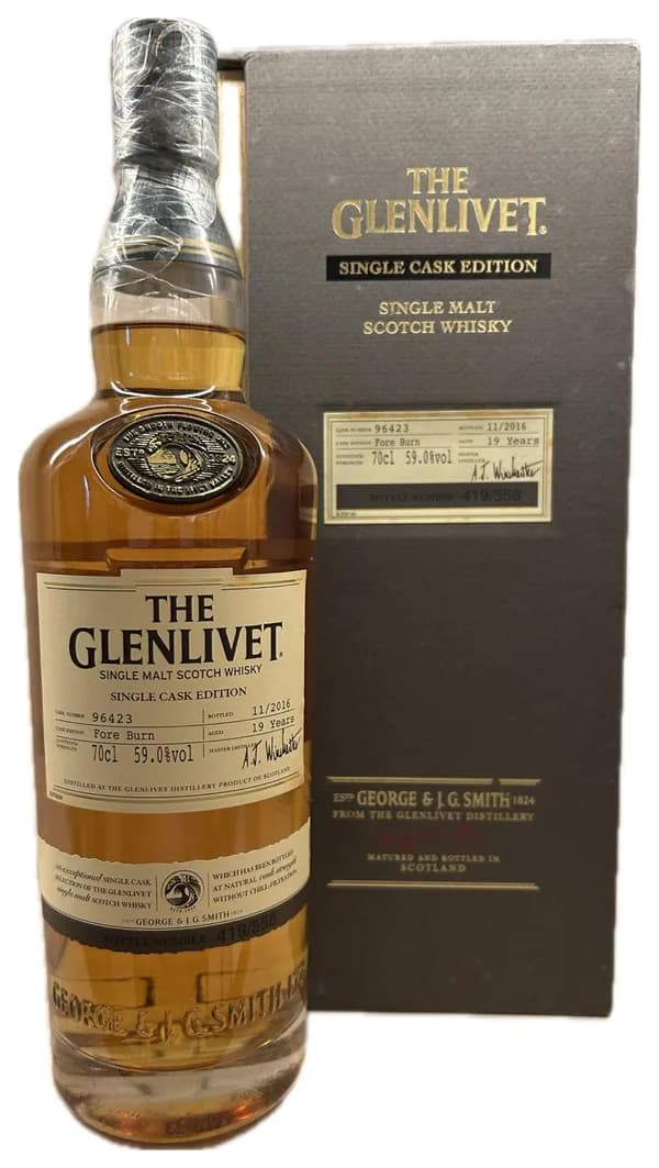 Glenlivet Single Cask Edition 19 years 2016 cask 96423