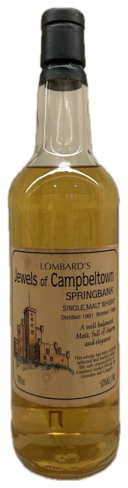Springbank 8 years old, 1991 Lombard's thumbnail 1