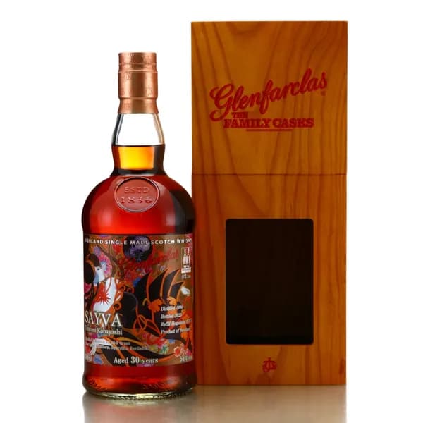 GLENFARCLAS 1990-2020 - "SAYVA" Saga Frontier 30th Anniversary x SHINANOYA