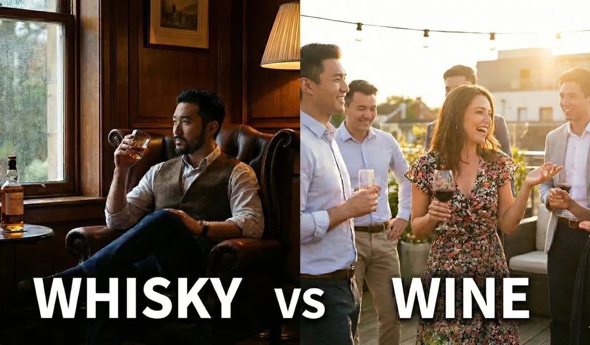 WHISKY DRINKER vs WINE DRINKER