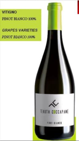 Tenuta Coccapane Pinot Bianco, white wine thumbnail 1
