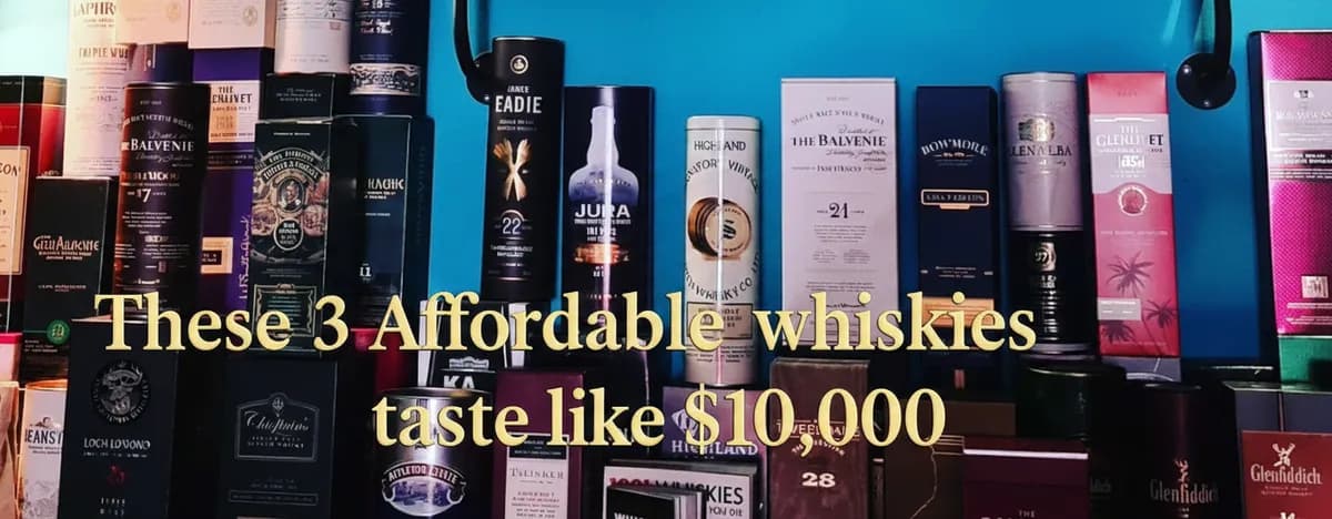 These 3 Affordable whiskies taste like $10,000