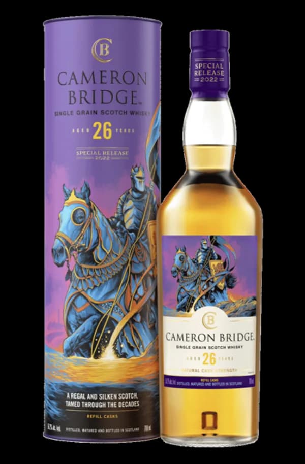 Cameron Bridge 26 Year Old Single Grain Scotch Whisky Special Release 2022