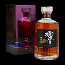 Hibiki 21 Years Old Japanese Blended Whisky, old bottling thumbnail 1