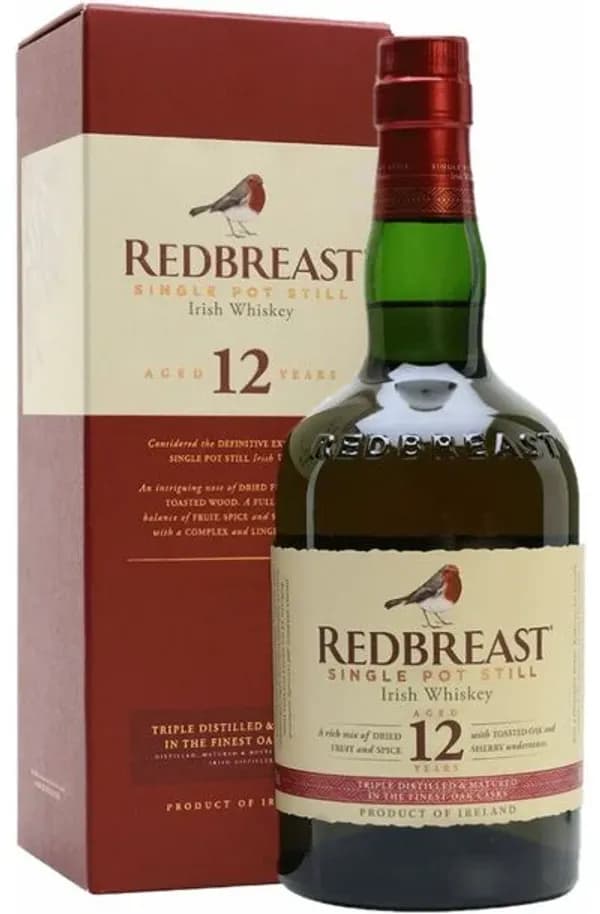 Redbreast 12 Year Old Single Pot Still Irish Whiskey