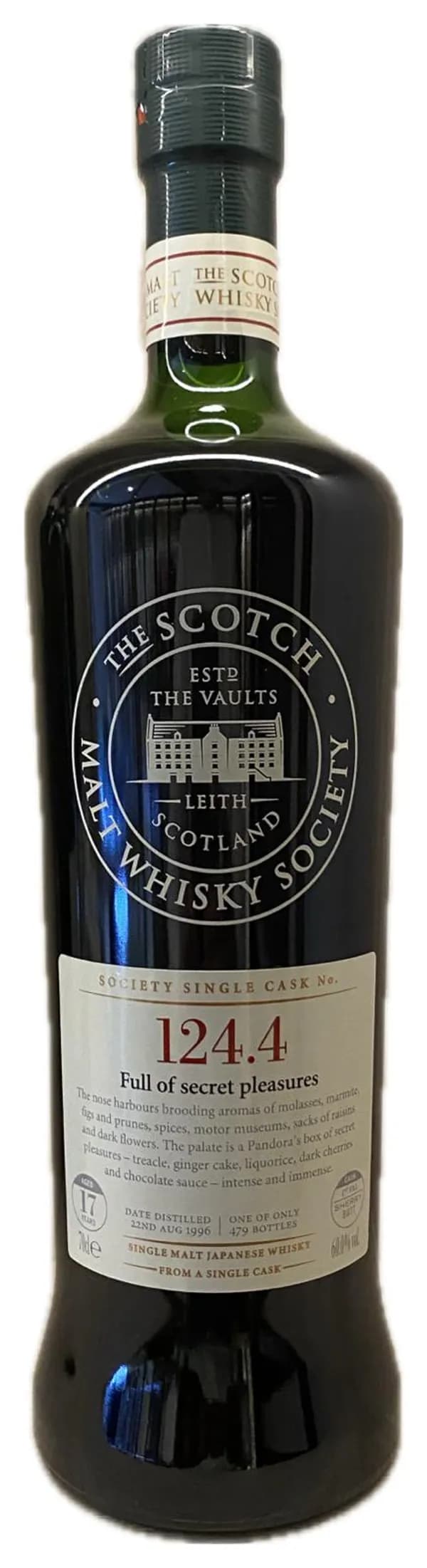 Miyagikyo 17 Year Old SMWS 124.4 Full of secret pleasures Single Malt Japanese Whisky