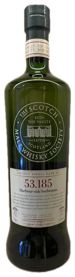 Caol Ila 21 year old SMWS 53.185 Harbour-side barbeques Single Malt Scotch Whisky thumbnail 1