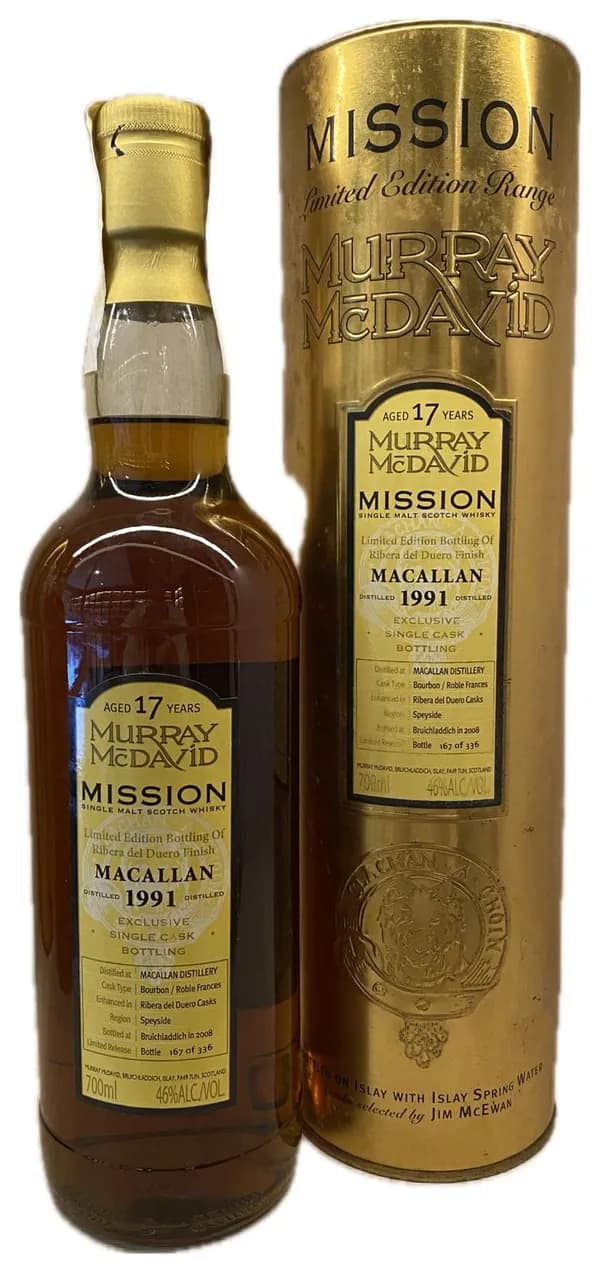 Macallan 17 year old Murray McDavid 1991