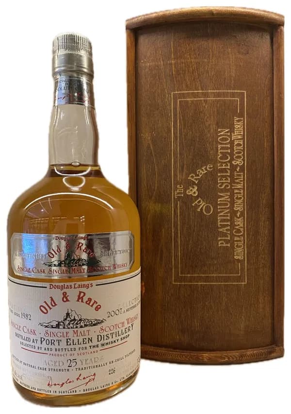 Port Ellen 25 Years Old Douglas Laing's Old & Rare Platinum Selection Single Cask Single Malt Scotch Whisky Sep 2007