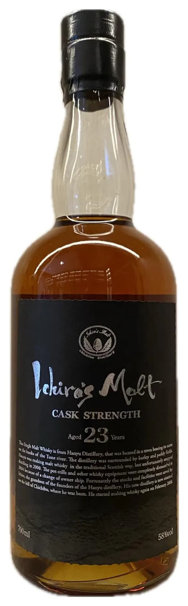 Ichiro's Malt Hanyu 23 Year Old Cask Strength (black label)