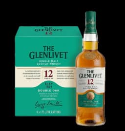 The Glenlivet 12 Year Old Double Oak Single Malt Scotch Whisky (6 bottles) thumbnail 1