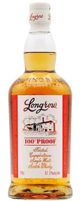 Longrow 100° Proof Peated Campbeltown Single Malt Scotch Whisky thumbnail 1