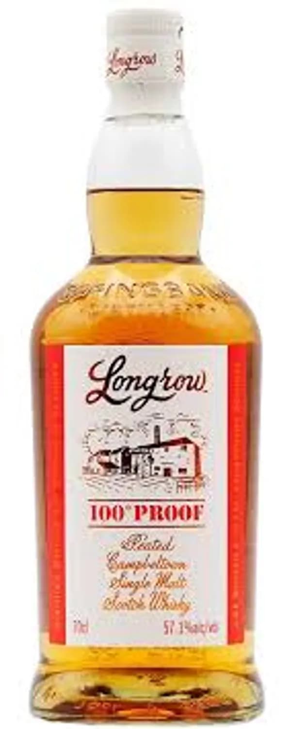 Longrow 100° Proof Peated Campbeltown Single Malt Scotch Whisky