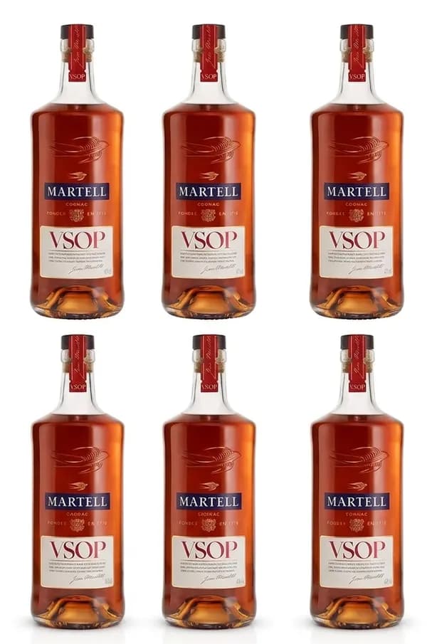 Martell VSOP Medaillon Old Fine Cognac (6 bottles)