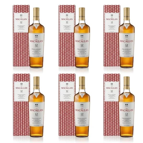 The Macallan 12 Years Old Double Cask 2025 Single Malt Scotch Whisky (6 bottles)