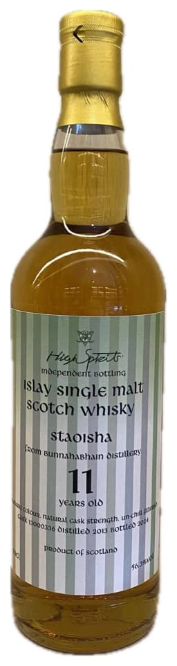 High Spirits Staoisha 11 Year Old (Bunnahabhain) 2013 Cask 336 thumbnail 1
