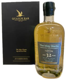 The Islay Giants Laphroaig 32 Year Old Vintage 1992 Single Malt Scotch Whisky (Quaich Bar Exclusive) thumbnail 1
