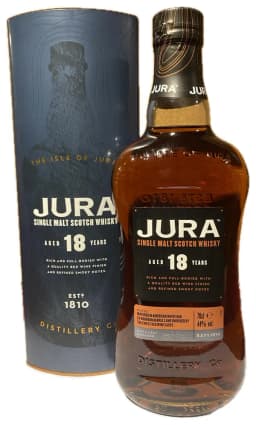 Jura 18 Year Old Single Malt Scotch Whisky thumbnail 1