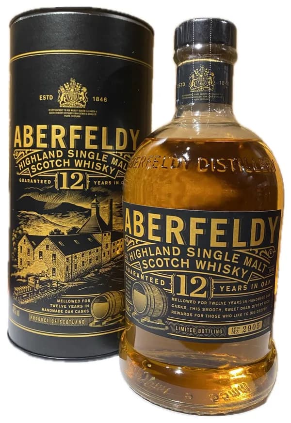 Aberfeldy 12 Year Old Highland Single Malt Scotch Whisky