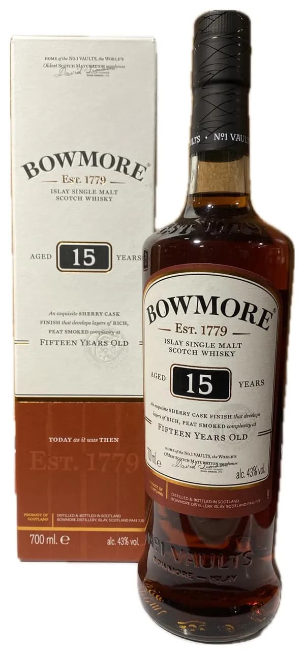 Bowmore 15 Years Old Islay Single Malt Whisky