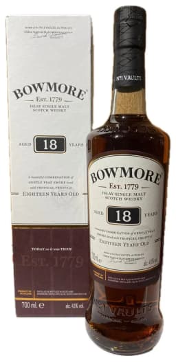 Bowmore 18 Year Old Islay Single Malt Whisky thumbnail 1