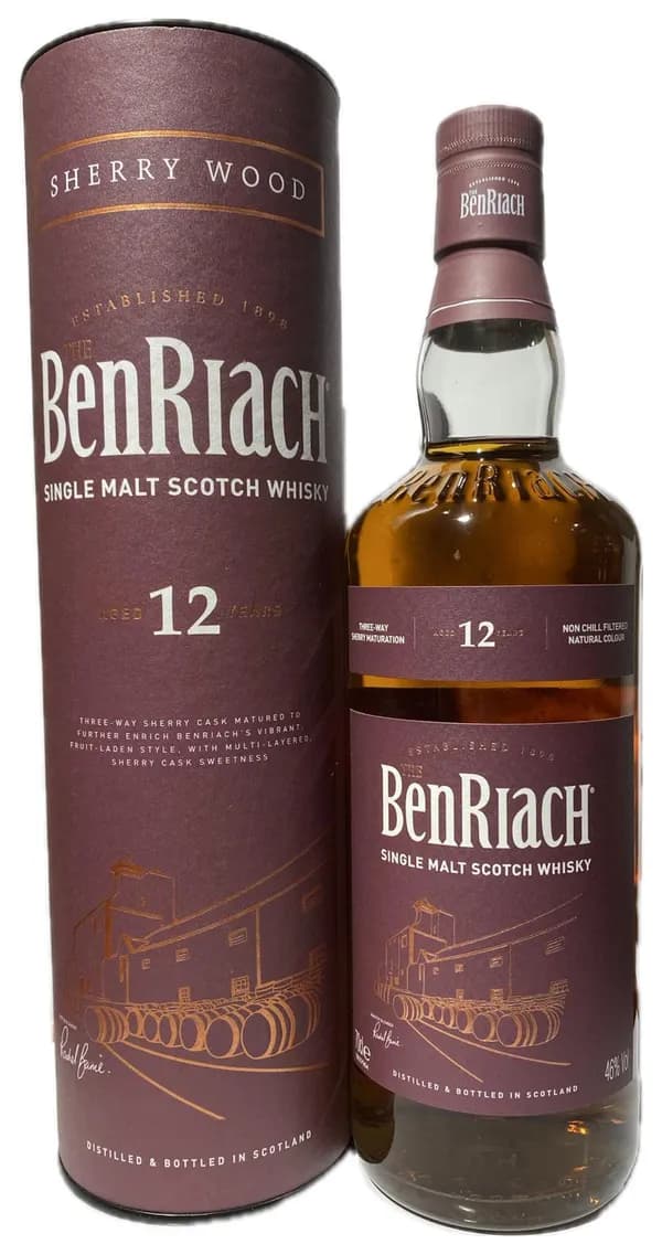 BenRiach 12 Year Old Sherry Wood , old bottling