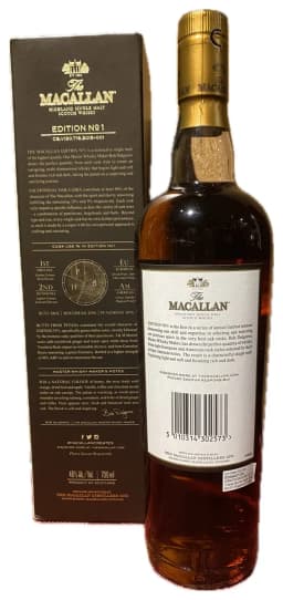 The Macallan Edition No. 1 Highland Single Malt Scotch Whisky thumbnail 2
