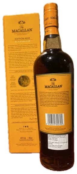 The Macallan Edition No. 2 Highland Single Malt Scotch Whisky thumbnail 2