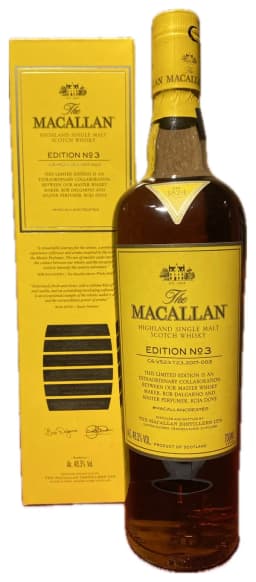 The Macallan Highland Single Malt Scotch Whisky Edition No. 3 thumbnail 1