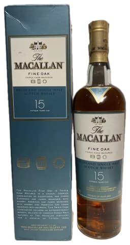 Macallan Fine Oak 15 Years Old Triple Cask ( Stained Box) thumbnail 1