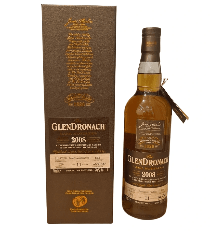 GLENDRONACH 2008 11 YEARS OLD Single Cask, PX