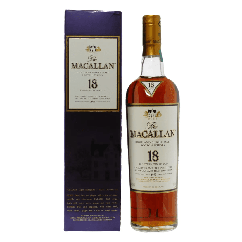 Macallan 18 years Sherry Oak 1997