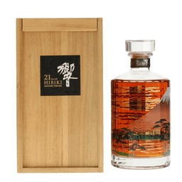 Hibiki 21 Year Old Mount Fuji 2013, wooden box thumbnail 1