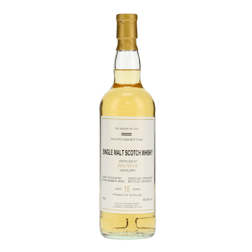 Ben Nevis 2005, 18 Year Old Single Cask #399 Private Cask    