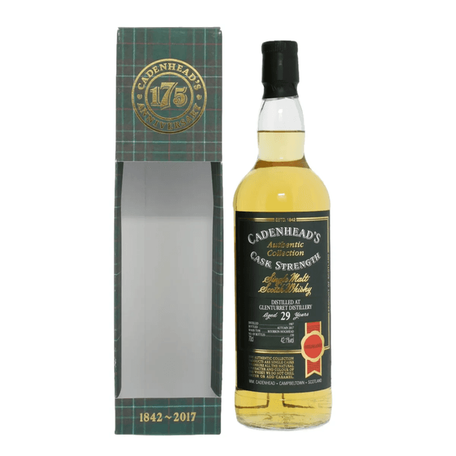 Glenturret 1987, 29 Year Old Cadenhead's Authentic Collection 