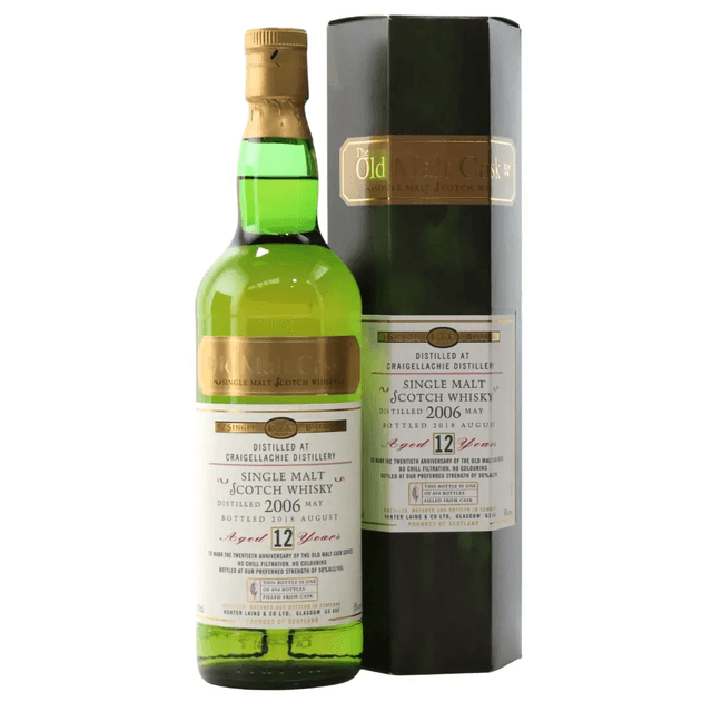 Craigellachie 12 year old, 2006 Hunter Laing, Old Malt Cask 20th Anniversary       