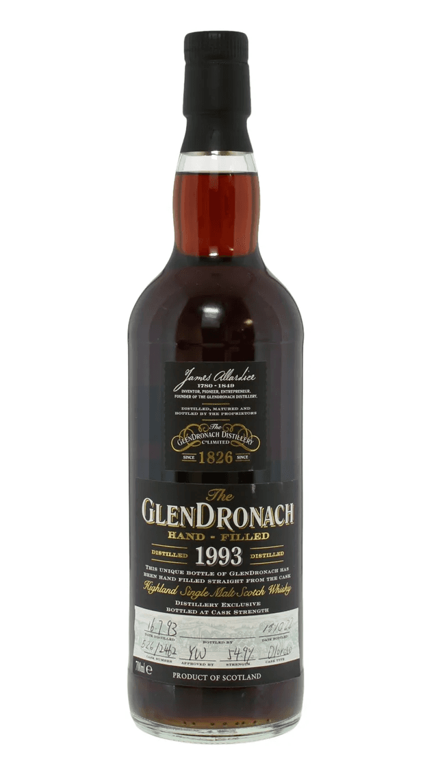 GlenDronach 1993, 29 Year Old Single Cask #2462 Hand Filled